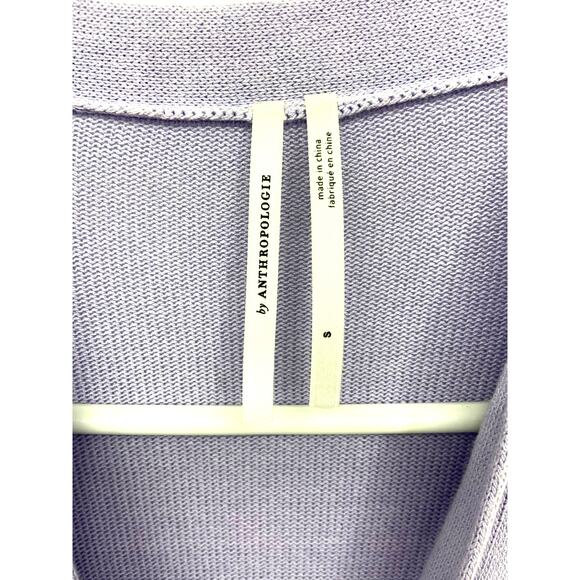 Anthropologie Lilac Purple Dolman Rambuteau Surplic Faux Wrap Top Size S - Picture 4 of 7